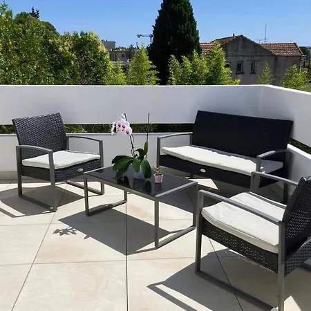 T2 Cocooning, Hospitaux Facultes Terrasse, Parking Prive Montpellier